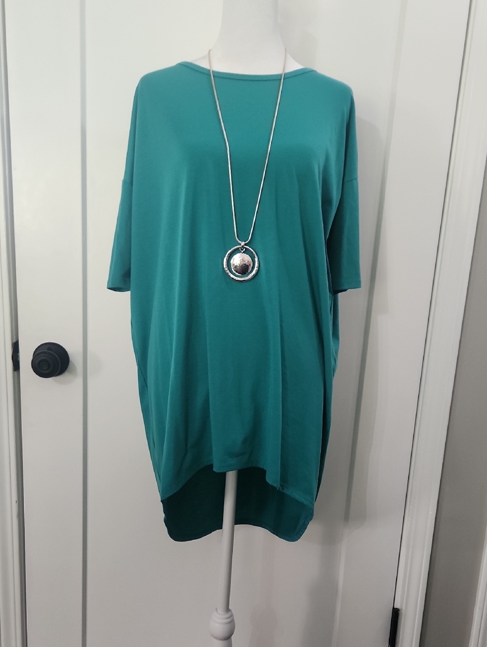 Green High-Low T-Shirt